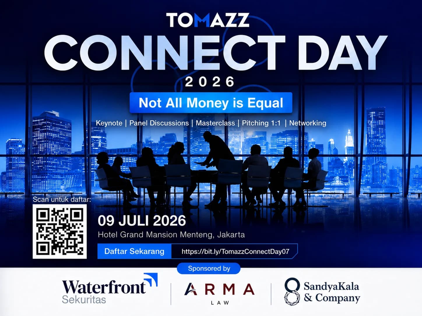 Tomazz Connect Day - 9 July 2026 | Not All Money Is Equal